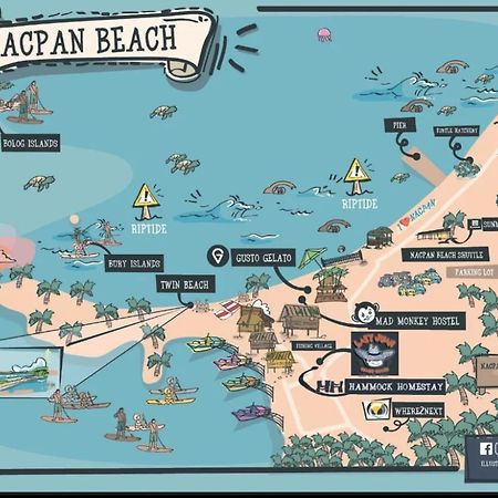 Lazy Juan Beach House Nacpan El Nido Εξωτερικό φωτογραφία