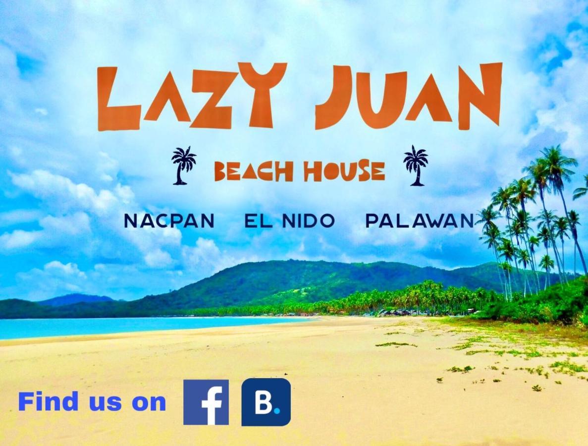 Lazy Juan Beach House Nacpan El Nido Εξωτερικό φωτογραφία